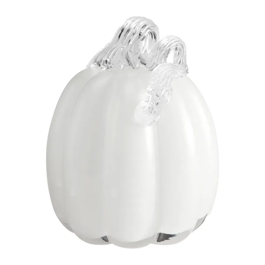 Cooee Design Pompoen decoratie 14 cm, White< Decoratieve Accessoires