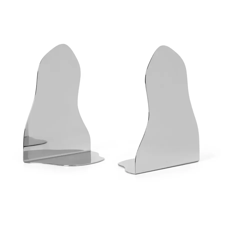 Ferm Living Pond boekensteun set van 2, Mirror polish< Decoratieve Accessoires