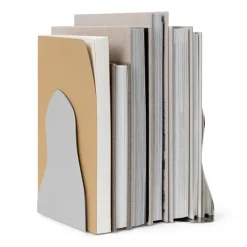 Ferm Living Pond boekensteun set van 2, Mirror polish< Decoratieve Accessoires