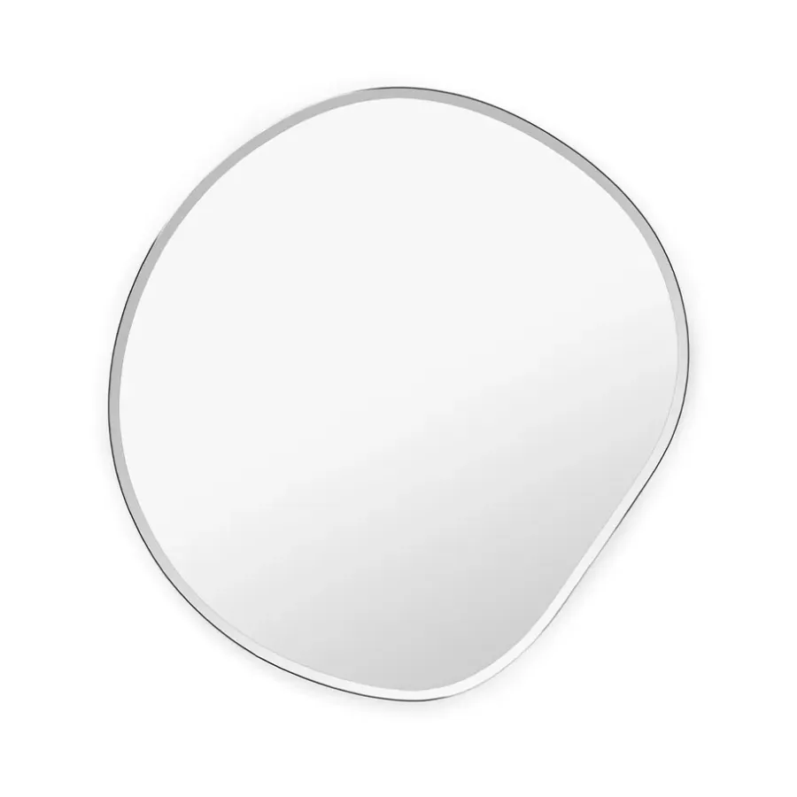 Ferm Living Pond Spiegel, dark chrome, xl< Wandspiegels