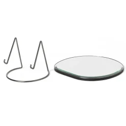 Ferm Living Pond tafelspiegel, Dark chrome< Tafelspiegels