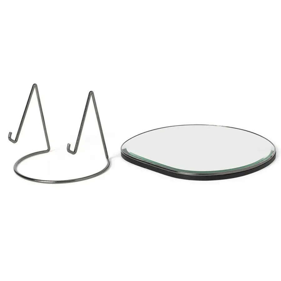 Ferm Living Pond tafelspiegel, Dark chrome< Tafelspiegels