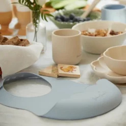 Jack o Juno Poppy slabbetje, Pale blue< Kinderkamer Interieuraccessoires|Kinderkamer Interieuraccessoires