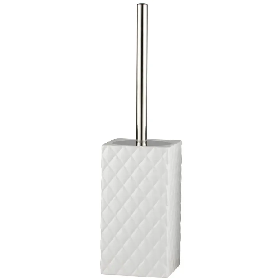 Lene Bjerre Portia toiletborstel, Wit-zilver< Toiletborstels