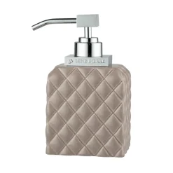 Lene Bjerre Portia zeepdispenser, Bruin-zilver< Zeepdispensers & Zeepschaaltjes