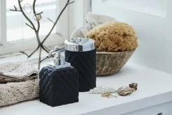 Lene Bjerre Portia zeepdispenser, Zwart-zilver< Zeepdispensers & Zeepschaaltjes