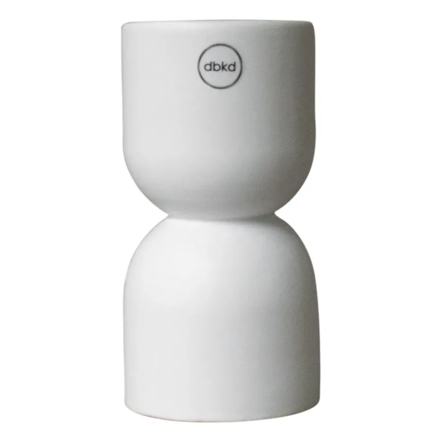 DBKD Post kandelaar 16 cm, White< Kandelaars
