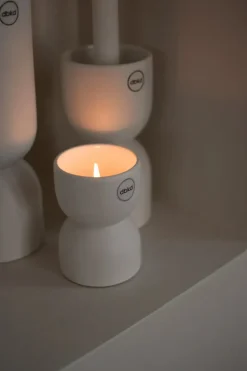 DBKD Post kandelaar 16 cm, White< Kandelaars