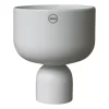 DBKD Post pot Ø18 cm, White< Bloempotten