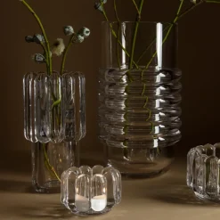 Tom Dixon Press lantaarn vertical, Helder< Kaarsenhouders & Kaarsenborden