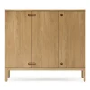 Stolab Prio Hoog dressoir, eikenhout naturel olie, houten deur< Ladekasten & Dressoirs