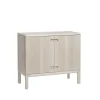 Stolab Prio kast laag, berkenhout witgeolied, houten deur< Kasten & Vitrines