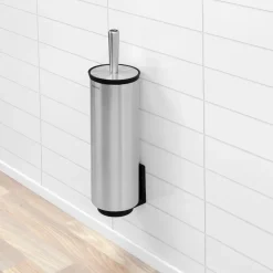 Brabantia Profile toiletborstel met muurbevestiging, matstaal< Toiletborstels