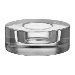 Orrefors Puck waxinelichtjeshouder 36 mm, Transparant< Kaarsenhouders & Kaarsenborden