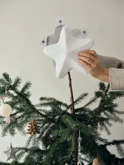 Broste Copenhagen Pulp sterrenpiek 22 cm, White< Kerstdecoraties