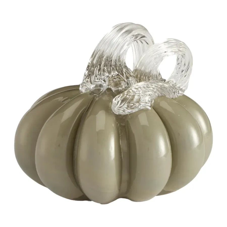Cooee Design Pumpkin decoratie 8 cm, Khaki< Decoratieve Accessoires
