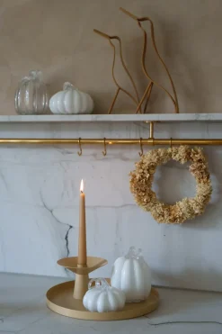 Cooee Design Pumpkin decoratie 10 cm, White< Decoratieve Accessoires