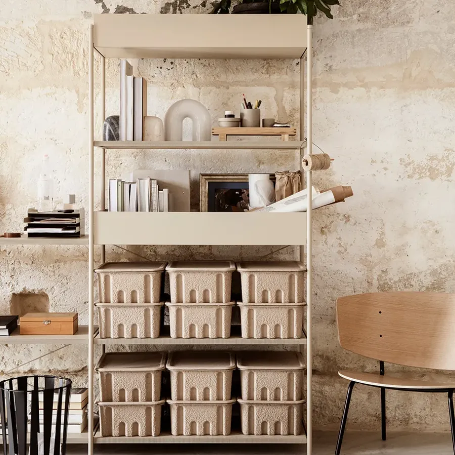 Ferm Living Punctual Perforated plank 90 cm, cashmere< Planken & Planksystemen