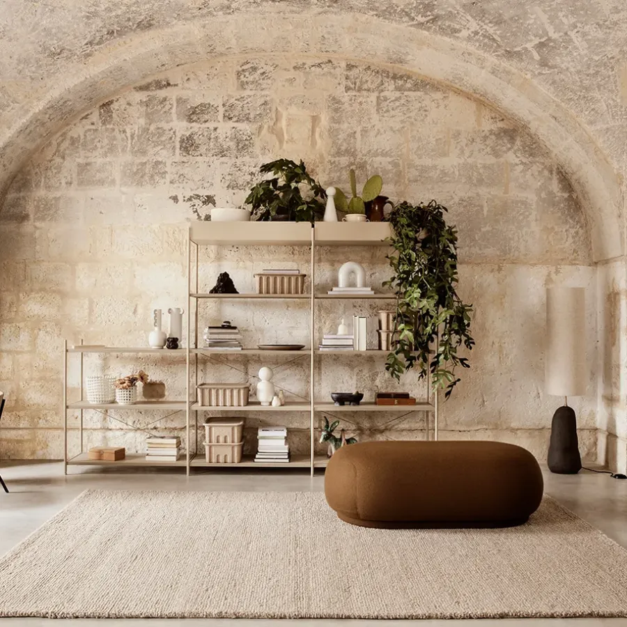Ferm Living Punctual Perforated plank 90 cm, cashmere< Planken & Planksystemen
