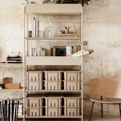 Ferm Living Punctual Perforated plank 90 cm, anthracite< Planken & Planksystemen