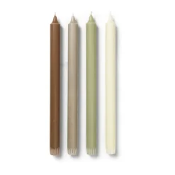 Ferm Living Pure candles 4-pack, Botanic blend< Kaarsen