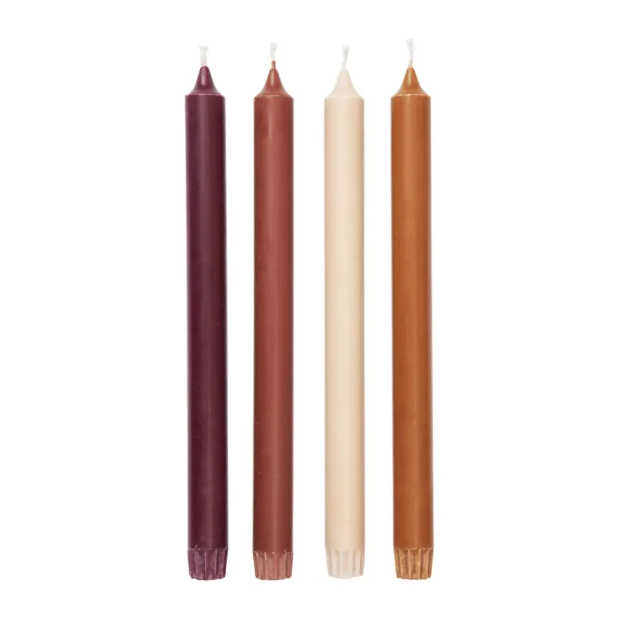 Ferm Living Pure candles 4-pack, Roseate Blend< Kaarsen
