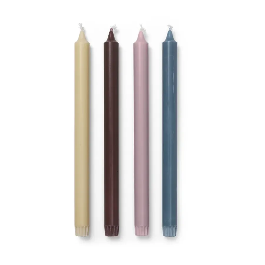 Ferm Living Pure candles 4-pack, Whimsical Blend< Kaarsen