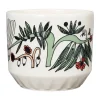 Arabia Puutarhurit bloempot Ø12x10 cm, Groen-wit-rood< Bloempotten