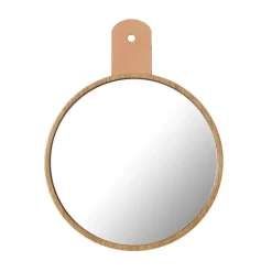 FDB Møbler Q5 Allé spiegel met haak, Oak nature lacquered< Wandspiegels