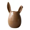 DBKD Rabbit kandelaar 13 cm, Shiny nougat< Kandelaars