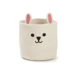 Klippan Yllefabrik Rabbit mand Ø20 cm, Wit< Opbergmanden|Opbergoplossingen Voor De Kinderkamer