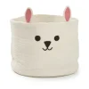 Klippan Yllefabrik Rabbit mand Ø40 cm, Wit< Opbergoplossingen Voor De Kinderkamer|Opbergmanden