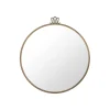 GUBI Randaccio Spiegel, fjorantique brass, medium< Ronde Spiegels|Wandspiegels