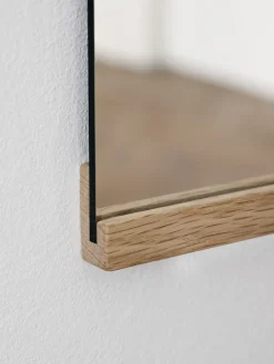 MOEBE Rechthoekige wandspiegel 50x70 cm, Oak< Wandspiegels