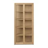 Ferm Living Reed vitrinekast 70x155 cm, Natural oak< Kasten & Vitrines