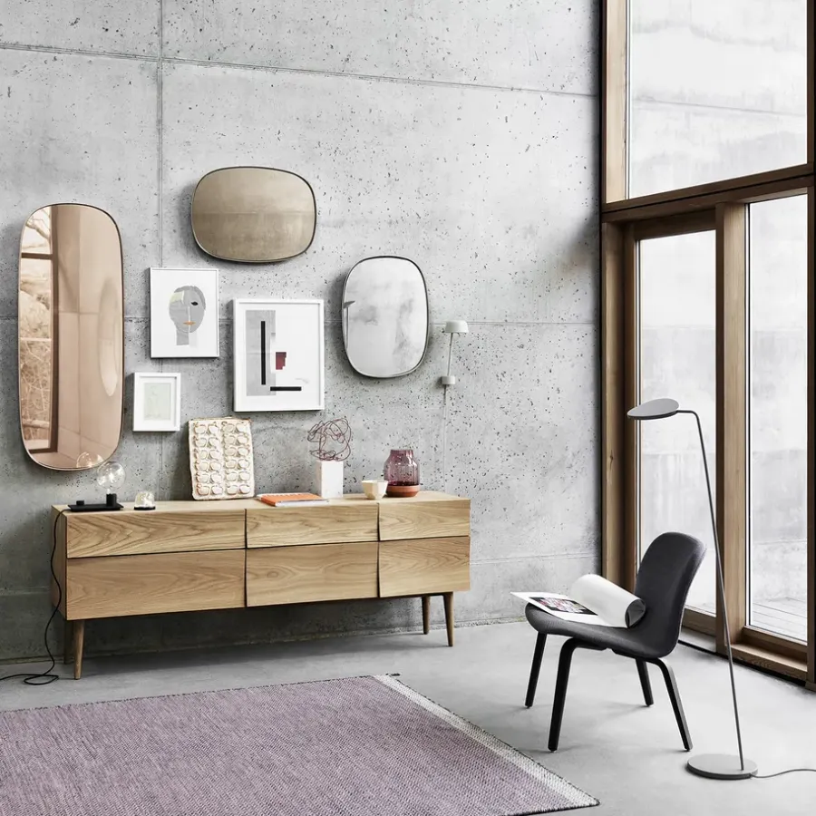 Muuto Reflect sideboard large, Oak< Ladekasten & Dressoirs