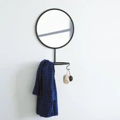 Nomess Copenhagen Reflection wandspiegel, zwart< Ronde Spiegels|Wandspiegels