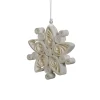 DBKD Regular Flake sneeuwvlok wit, Groot Ø12,5 cm< Kerstdecoraties