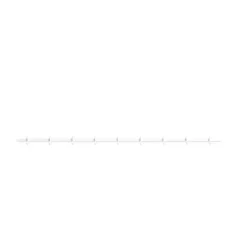 Relief hakenrek large 123 cm, Wit< Haken & Hangers