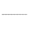 Relief hakenrek large 123 cm, Grijs< Haken & Hangers