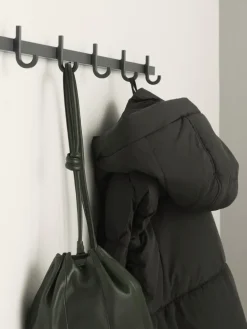 Relief hakenrek medium 82 cm, Grijs< Haken & Hangers