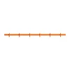 Relief hakenrek medium 82 cm, Oranje< Haken & Hangers