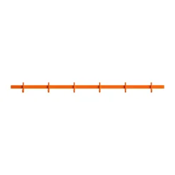 Relief hakenrek medium 82 cm, Oranje< Haken & Hangers