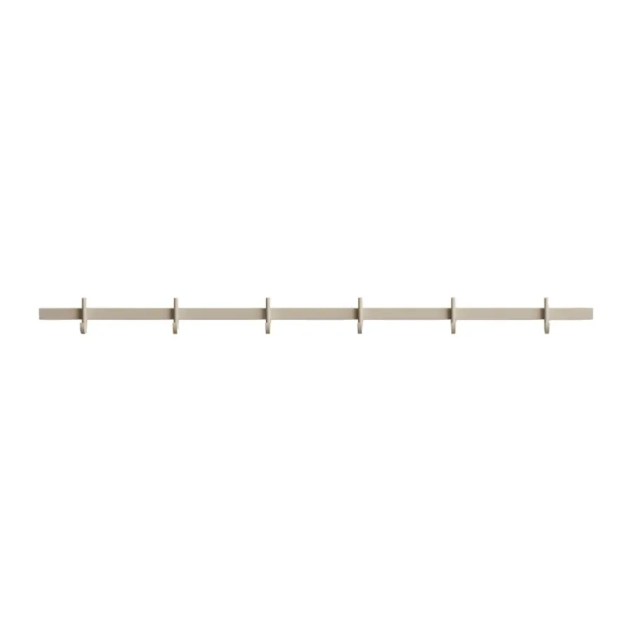 Relief hakenrek medium 82 cm, Beige< Haken & Hangers