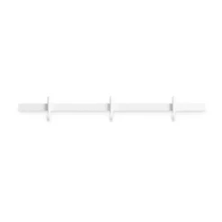 Relief hakenrek small 41 cm, Wit< Haken & Hangers