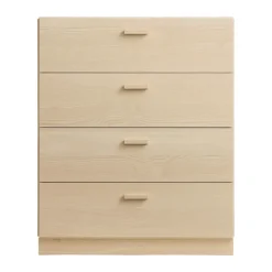 Relief sokkel 82 cm, Essenhout< Ladekasten & Ladeblokken