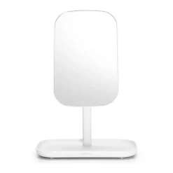 Brabantia ReNew spiegel met opbergvakje, Wit< Tafelspiegels
