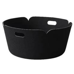 Muuto Restore opbergmand rond, black< Opbergmanden