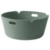 Muuto Restore opbergmand rond, dusty green< Opbergmanden