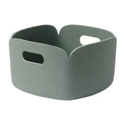 Muuto Restore opbergmand 28x28 cm, Dusty green< Opbergmanden